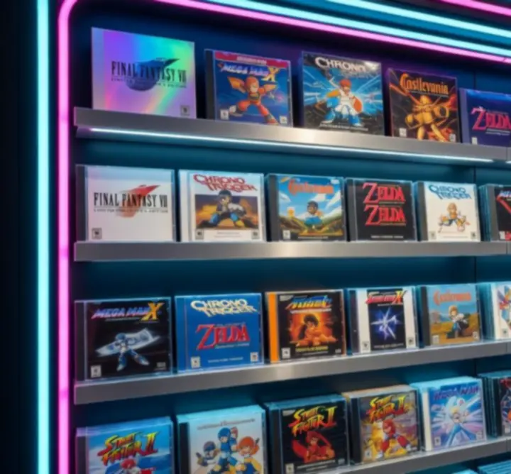 Ekspozycja nowych wydań kolekcjonerskich w stylu retro
